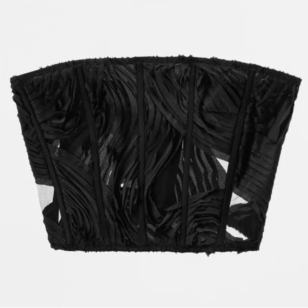 ZARA LIMITED EDITION SEMI-STRUCTURED CORSET TOP